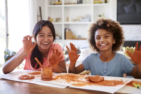 teens crafting