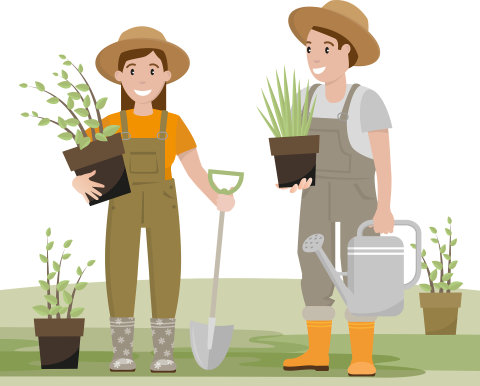 gardeners illustration