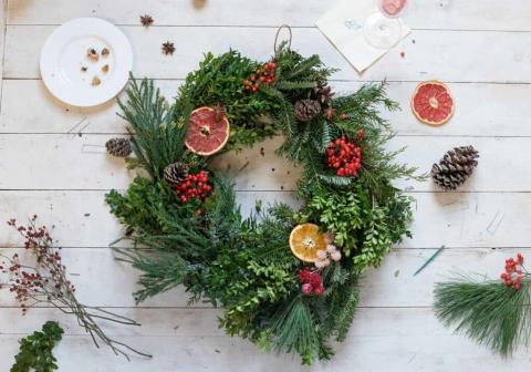 holiday wreath