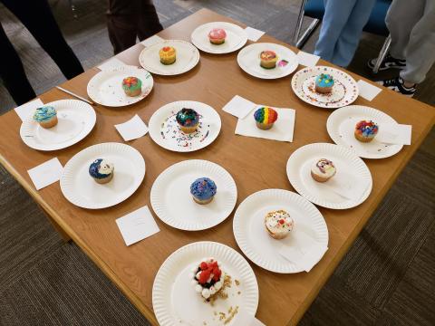 A collection of cupcakes