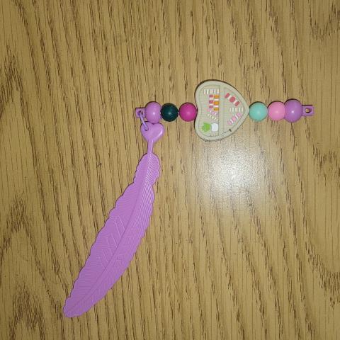 feather themed bookmarks