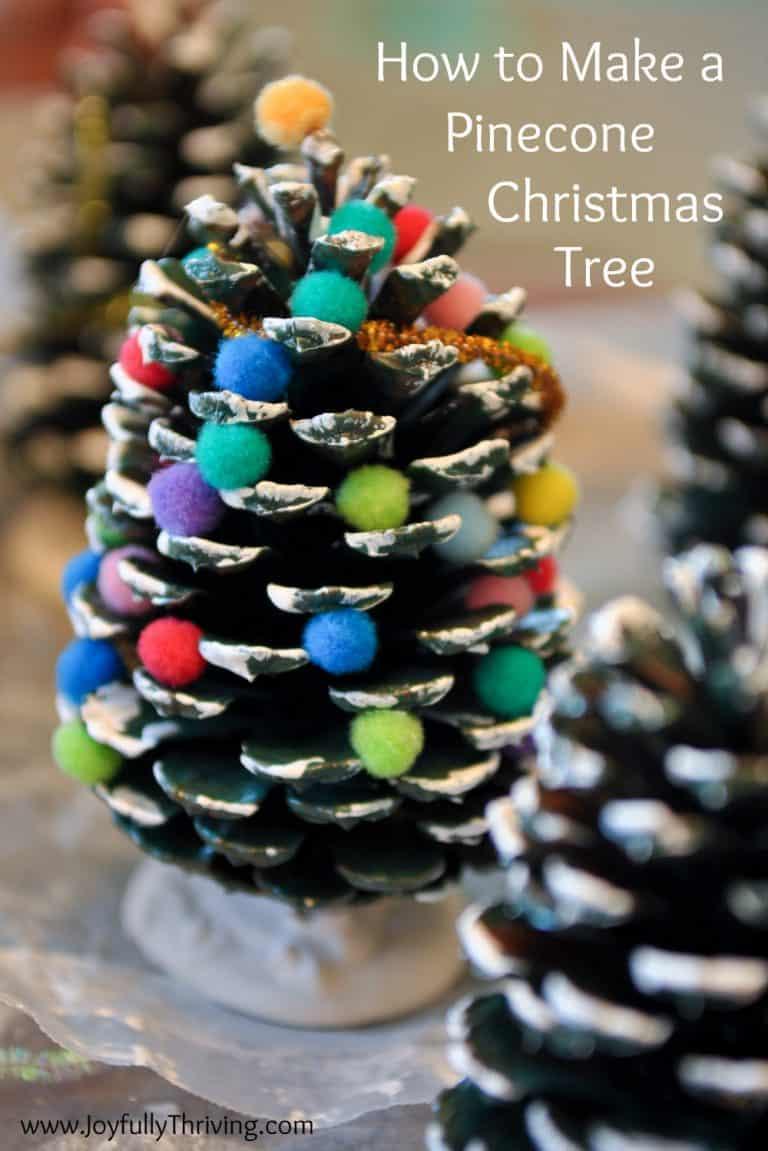 pinecone christmas tree