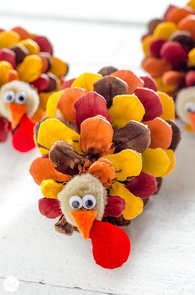 pinecone turkeys