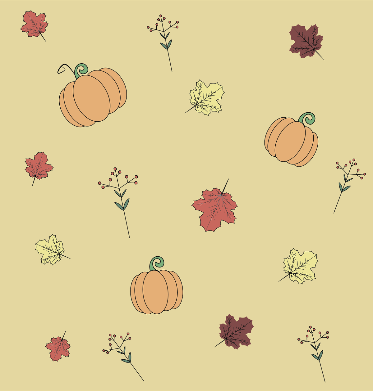 fall repeating background