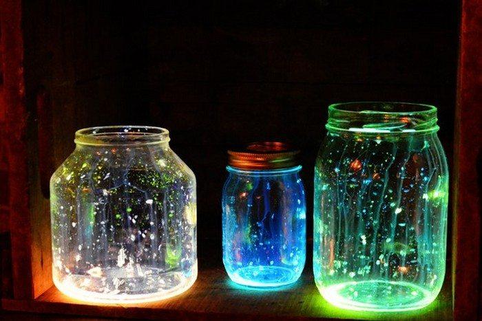 diy glow jar